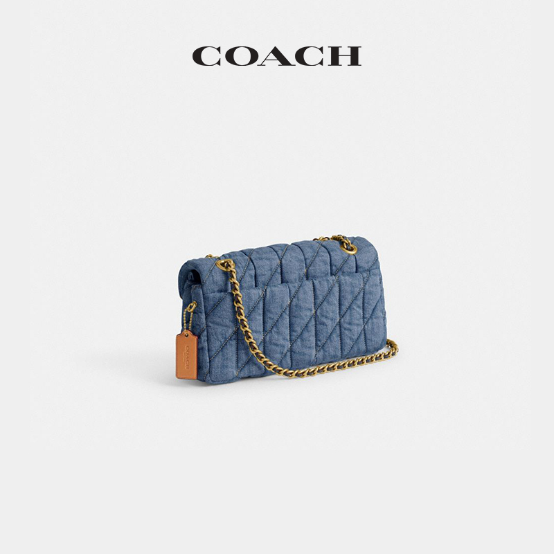 【新品】COACH/蔻驰女士菱格纹绗缝TABBY 26号单肩包 - 图1