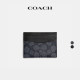 Coach Classic Logo Canvas Card Holder