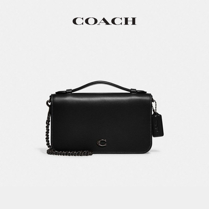 【新品】COACH/蔻驰女士BEA斜挎包链条包休闲通勤纯色简约