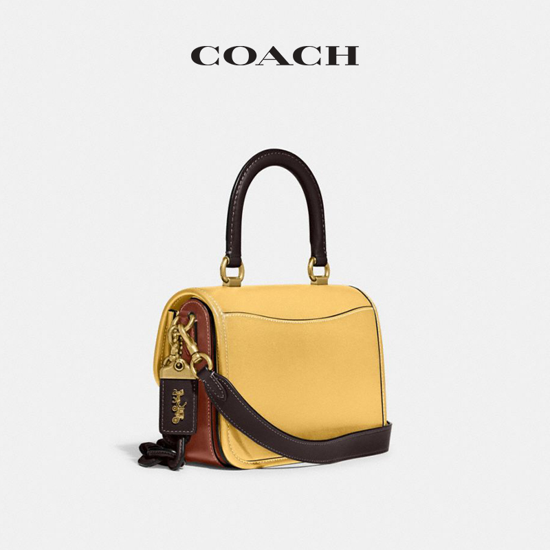 COACH/蔻驰女士拼色ROGUE顶部手柄手袋斜挎包手提包 - 图1