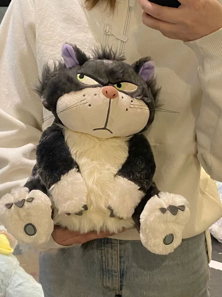 路西法玩偶坏猫咪毛绒玩具睡觉抱枕 瑶星母婴毛绒布艺类玩具