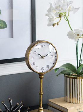 欧美式创意复古金色铁质装饰摆件