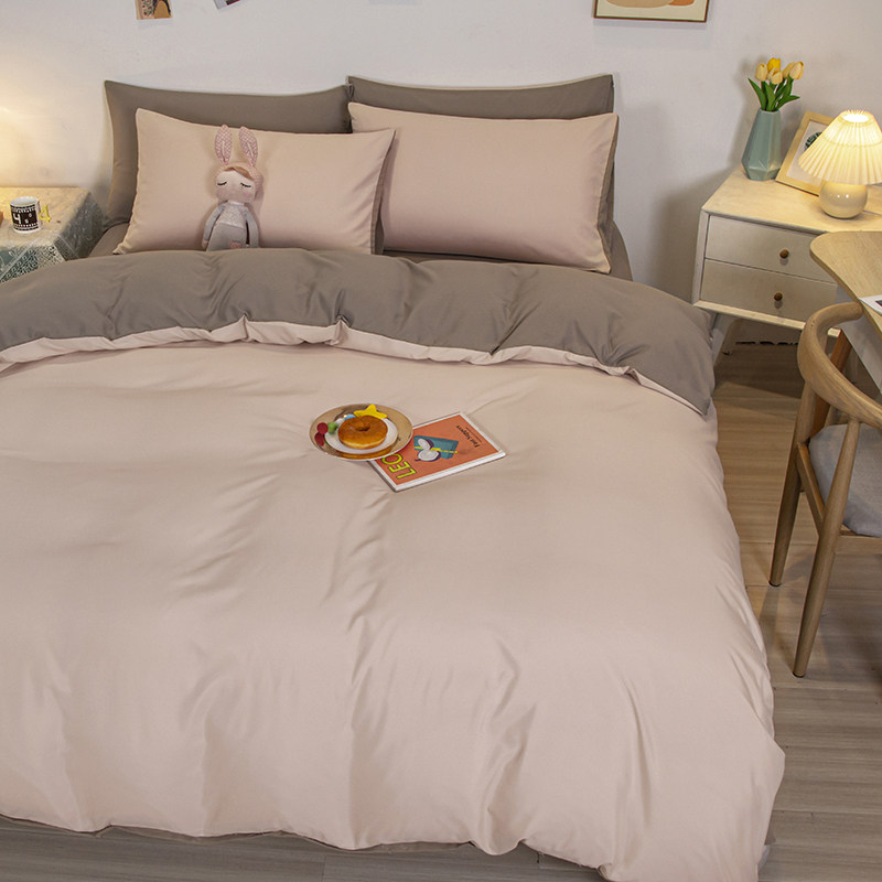 四件套纯水洗棉全床单罩ins 4被子 彩娅床品套件/四件套/多件套