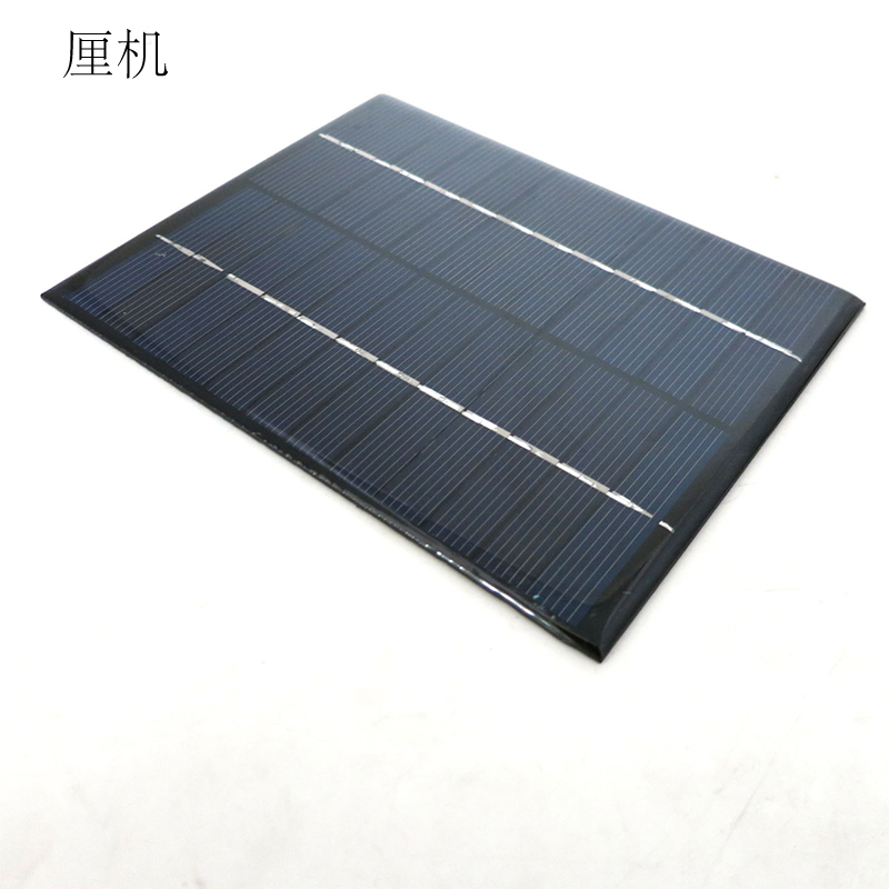 太阳能电池板12V160MA 手工玩具diy电机供电光伏发电多晶硅滴胶板 - 图3