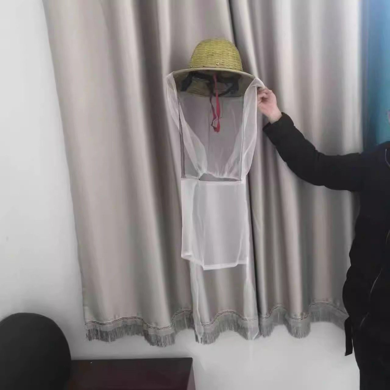 养蜂面罩 防护面网蜂帽面纱蜂衣帽子网纱防蜂罩面具蜂具蜜蜂面网,淘宝优惠券,粉丝福利购,淘宝优惠卷