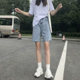 Тонкие джинсы, штаны, приталенные шорты, коллекция 2022, высокая талия