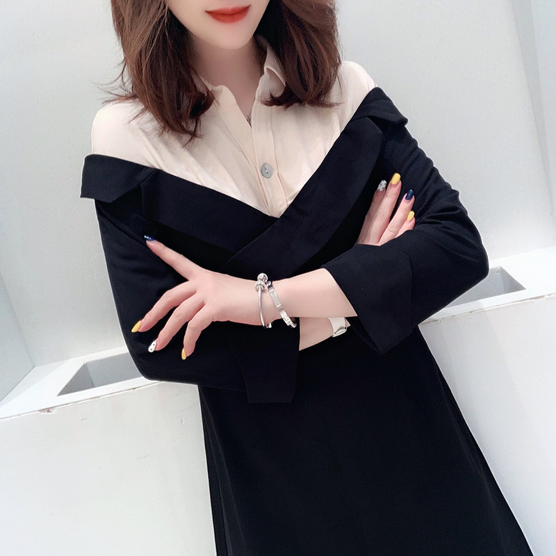 欧货潮气质宽松显瘦2020新款连衣裙 蜜恒连衣裙