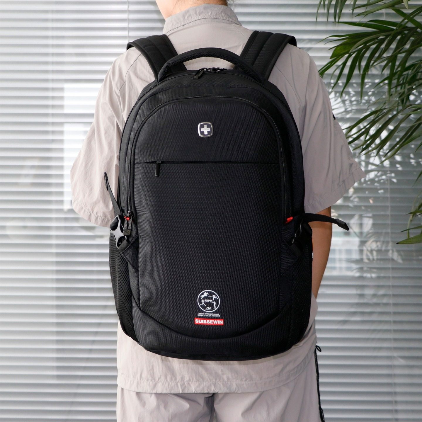 SUISSEWIN祥兴箱包瑞士军刀经典休闲时尚通勤双肩包大容量包包,淘宝优惠券,粉丝福利购,淘宝优惠卷