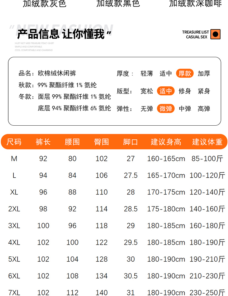 【天猫优选】重磅！灯芯绒休闲裤男秋冬潮流百搭宽松加绒束脚裤 - 图2