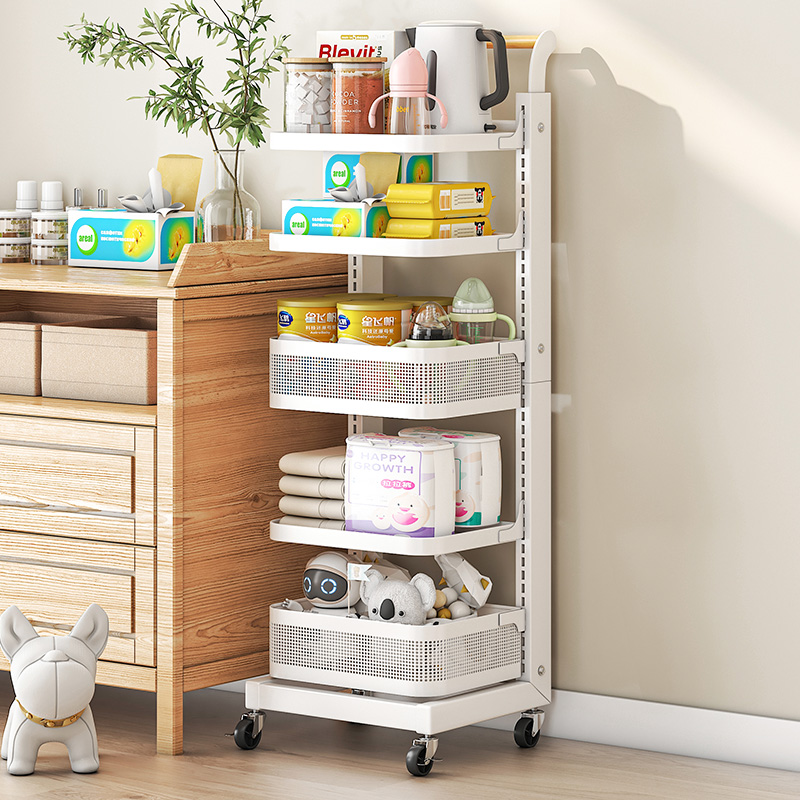 床头小推车婴儿床边用品储物架玩具 卡度恩整理架/置物架/收纳架