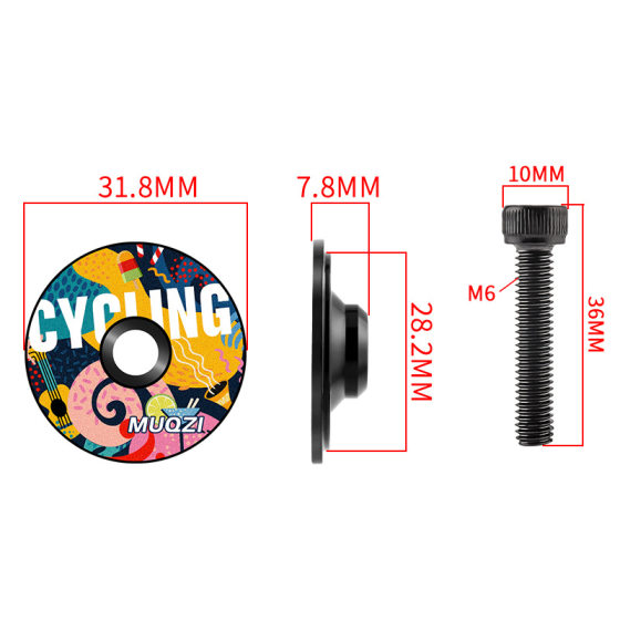 Bicycle creative bowl set cover aluminum alloy