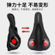 Shock-absorbing waterproof road seat cushion cover with light for bicycle