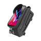 Bike hard shell front beam bag waterproof upper tube bag mountain bike