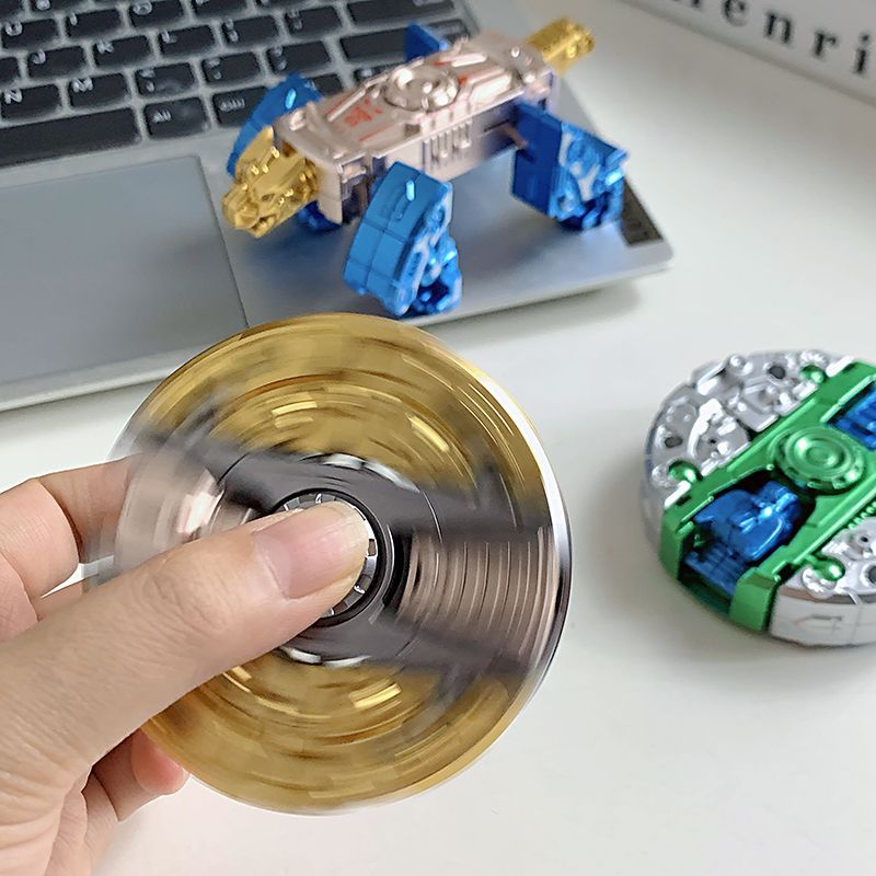 新款指尖变形陀螺炫酷恐龙丝滑造型解压神器儿童益智玩具指尖陀螺 - 图3