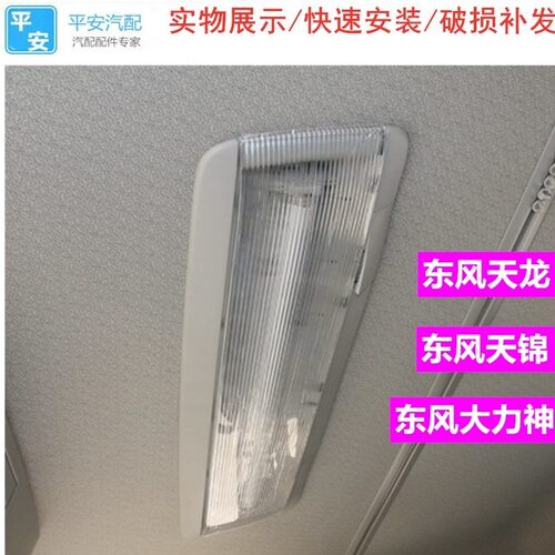 适配东风新天龙VL大力神KC驾驶室内顶灯灯管荧光灯阅读灯总成配件 - 图0