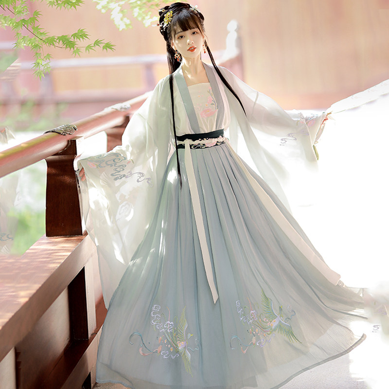 劲合夫诸正品原创女重工刺绣汉服 劲合服饰汉服