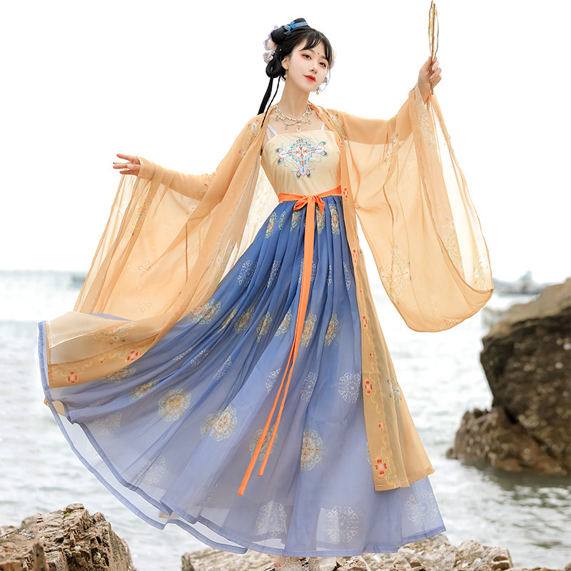 劲合【归梦】一片式诃子裙正品汉服 劲合原创汉服店汉服