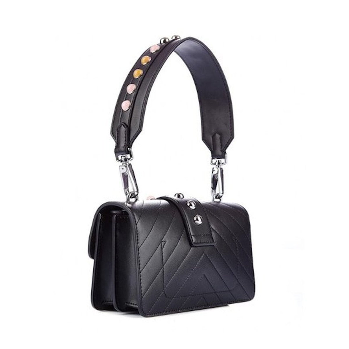 pinko 19秋冬新款镶嵌珍珠包小羊皮 KELLYBO海外女士包袋