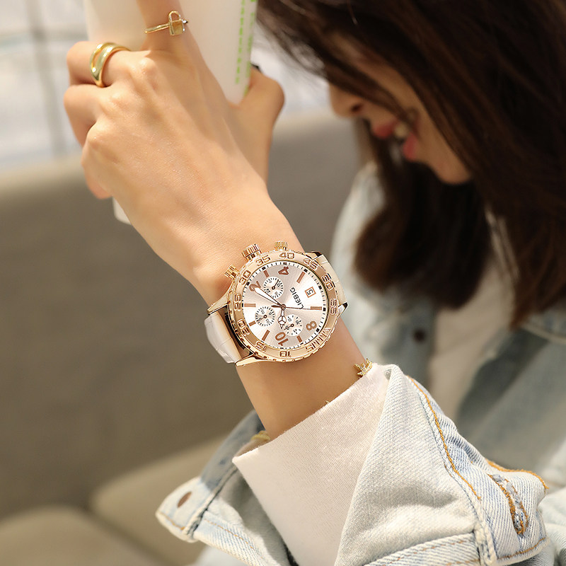 女时尚新款小众简约高级感石英表 莱宾吉国产腕表