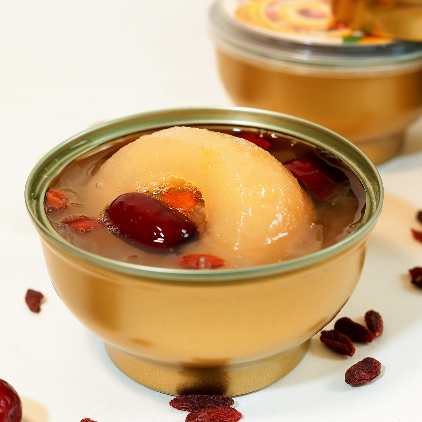 鲜炖银耳红枣莱阳梨冰糖烤梨碗装开盖24碗水果罐头即食梨羹 礼盒,淘宝优惠券,粉丝福利购,淘宝优惠卷