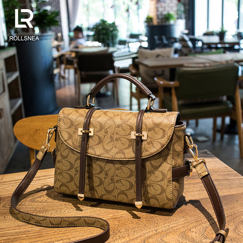 rollsnea /劳斯尼亚夏剑桥包邮差包 劳斯尼亚女士包袋