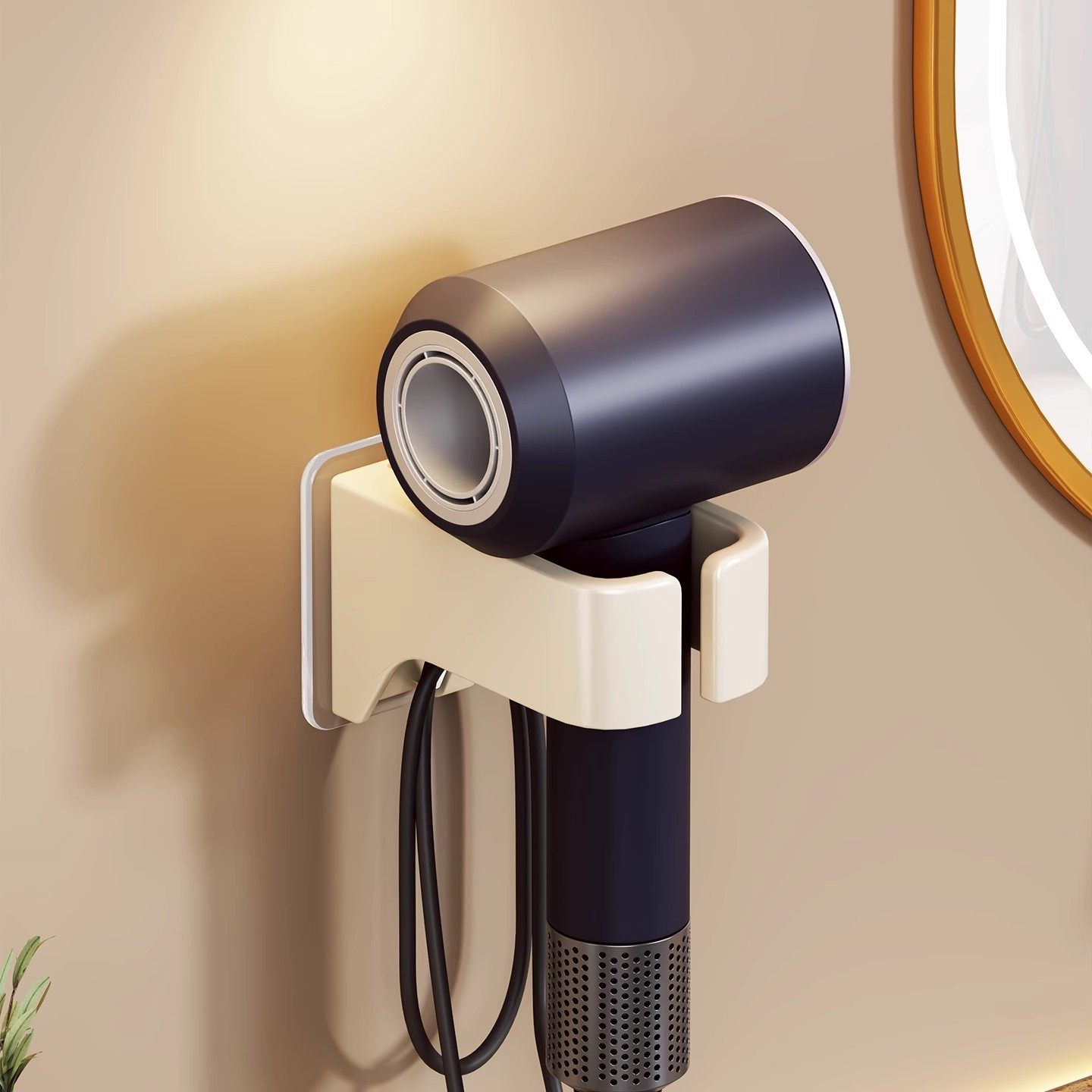 吹风机支架家用浴室风筒收纳卫生间免打孔壁挂式电吹风放置架,淘宝优惠券,粉丝福利购,淘宝优惠卷