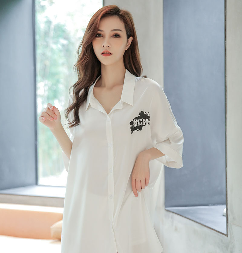 2022年新款女春冰丝性感高级感睡裙 碧绒睡裙