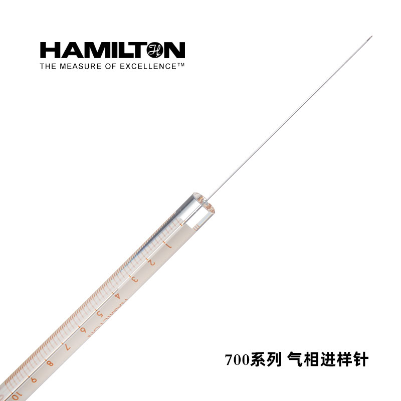 Hamilton尖头平头微量进样器N型 RN型气相液相手动进样针5 10 25 50 100 500ul汉密尔顿哈美顿GC微量进样器-图0