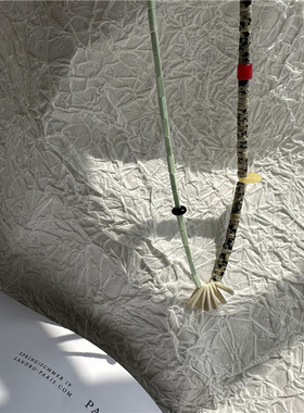 2023秋季新款天然石不对称项链个性潮流原创设计异形项链