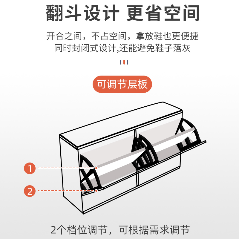 换鞋凳家用门口可坐鞋柜坐凳一体长条凳入户鞋架收纳多功能穿鞋凳-图1