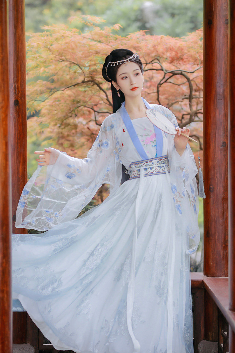 原创澜烟女正品中国风齐腰公主汉服 誉纪汉服