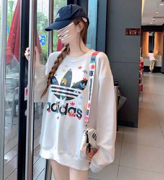 绒莉姿新款男女同款韩版宽松风卫衣 绒莉姿卫衣/绒衫