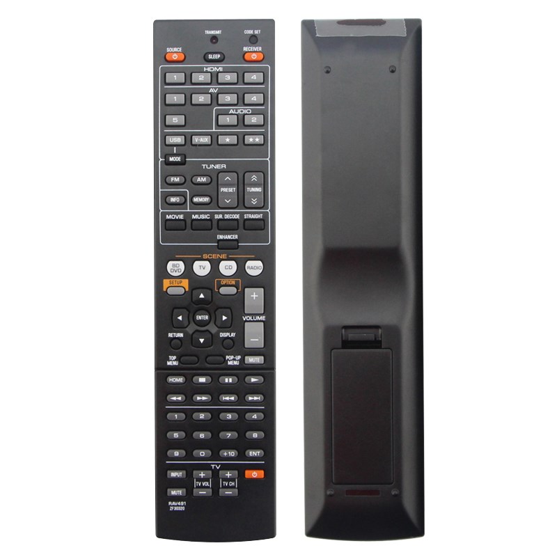 适用于雅马哈RAV491 ZF30320 RX-V371 375 475 RX-V367功放遥控器,淘宝优惠券,粉丝福利购,淘宝优惠卷