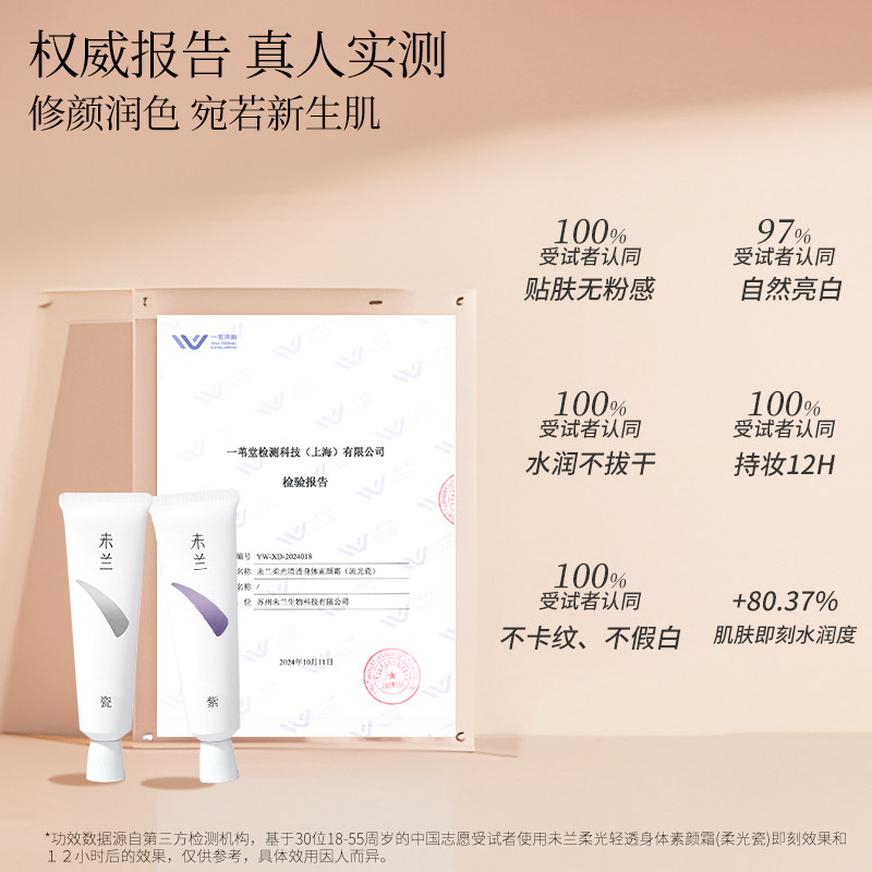 未兰柔光清透身体素颜霜脖子胳膊全身美容修饰防水防汗保湿,淘宝优惠券,粉丝福利购,淘宝优惠卷