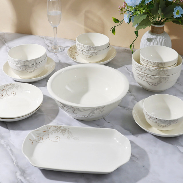 Special offer 6 6-inch noodle bowls, large bowls, large soup bowls, ceramics, household rice bowls, microwaveable