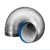 Кухонный капюшон вытяжной трубопровод Алюминиевый фольга остановка клапана