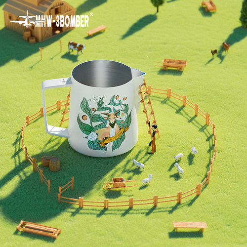 MHW-3BOMBER轰炸机Origin系列拉花缸 专业意式器具拉花杯 奶泡杯 - 图3