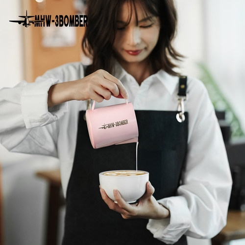 MHW-3BOMBER轰炸机专业咖啡拉花缸旗舰版 打奶缸打奶泡杯鳄鱼嘴 - 图0