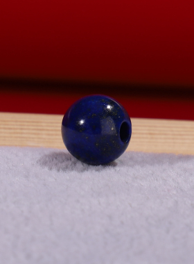 青金石散珠6A无优化大孔3mm