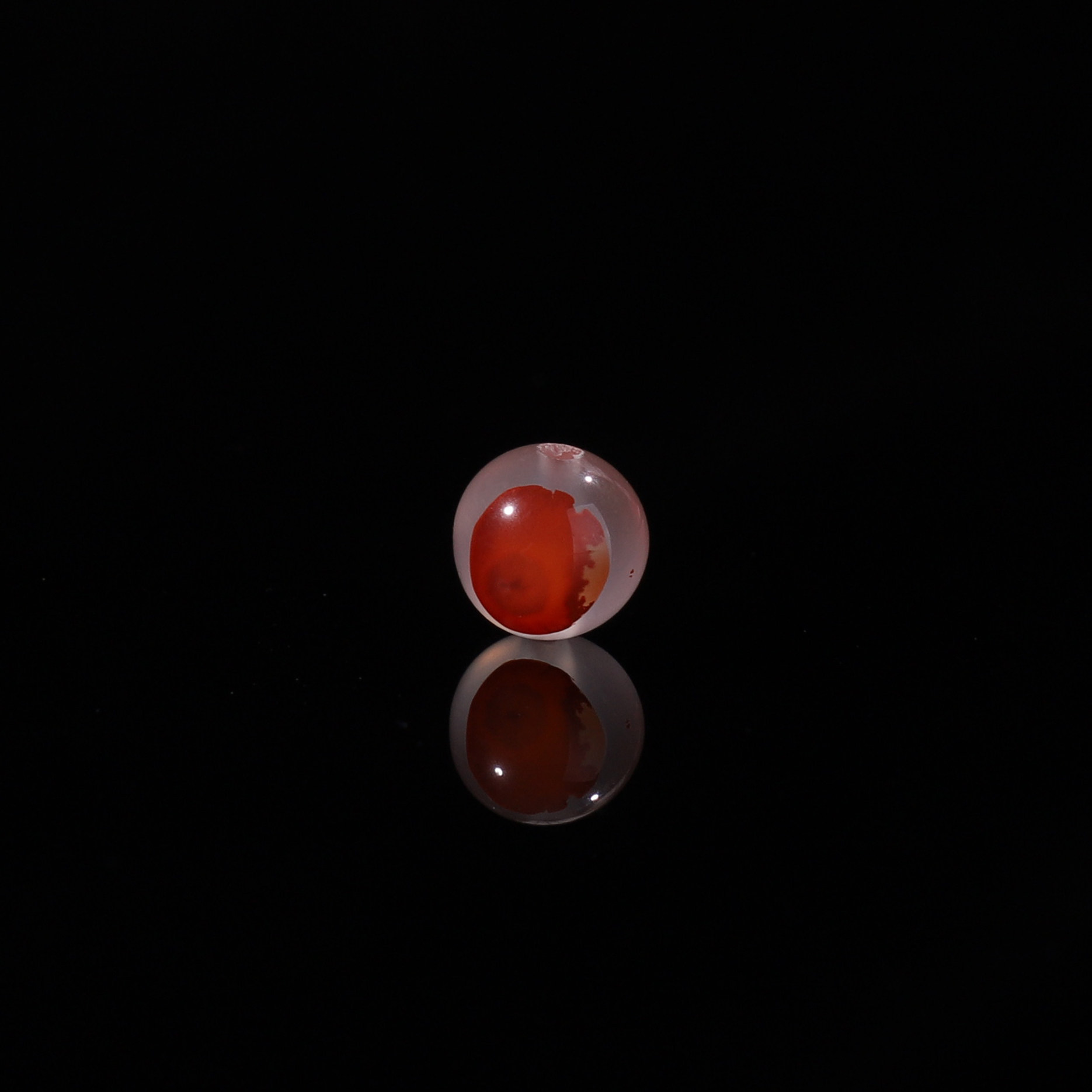 天然冰飘南红单珠，南红6mm散珠  四川凉山南红高冰款荔枝冻单珠,淘宝优惠券,粉丝福利购,淘宝优惠卷