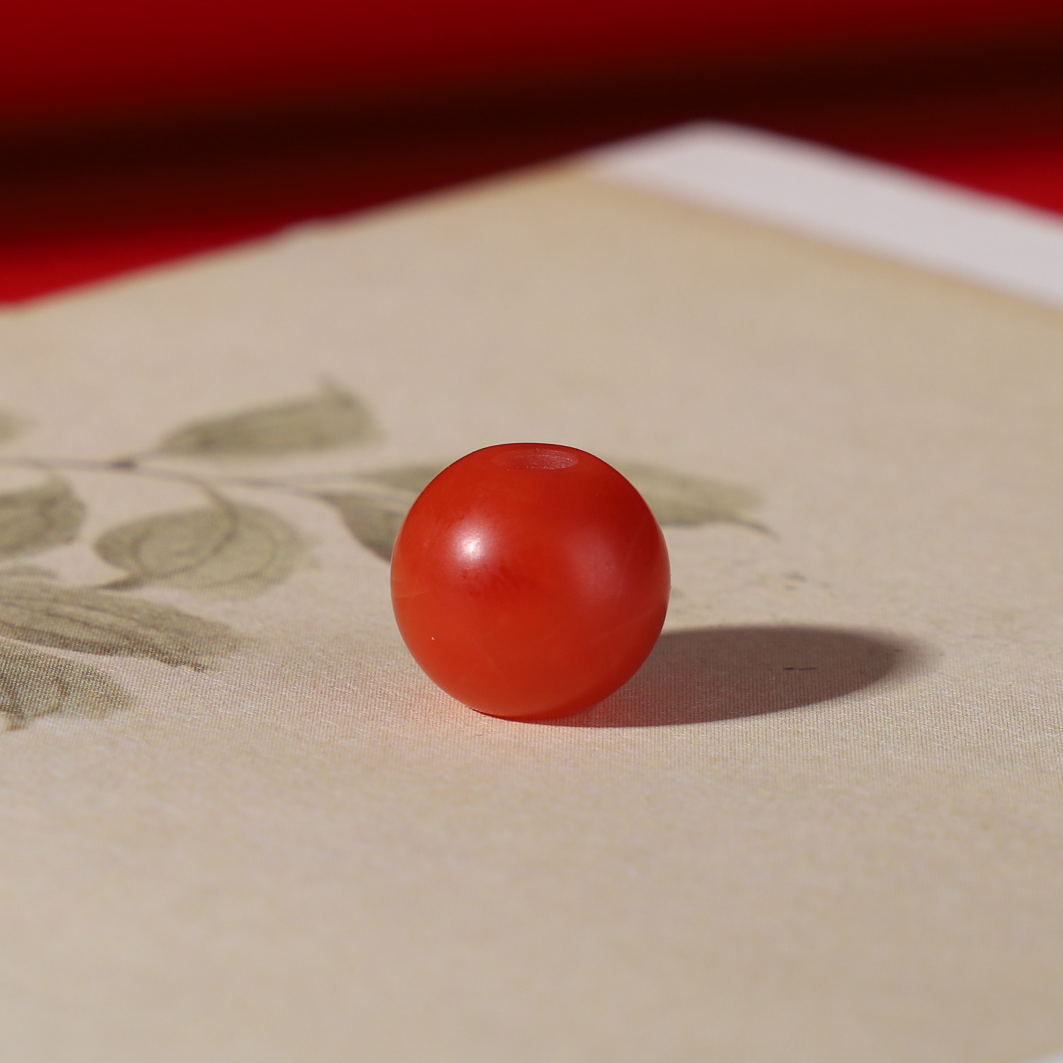 毕业级【保山南红单珠】天然南红鼓珠大孔珠 满色满肉 油润度极高,淘宝优惠券,粉丝福利购,淘宝优惠卷