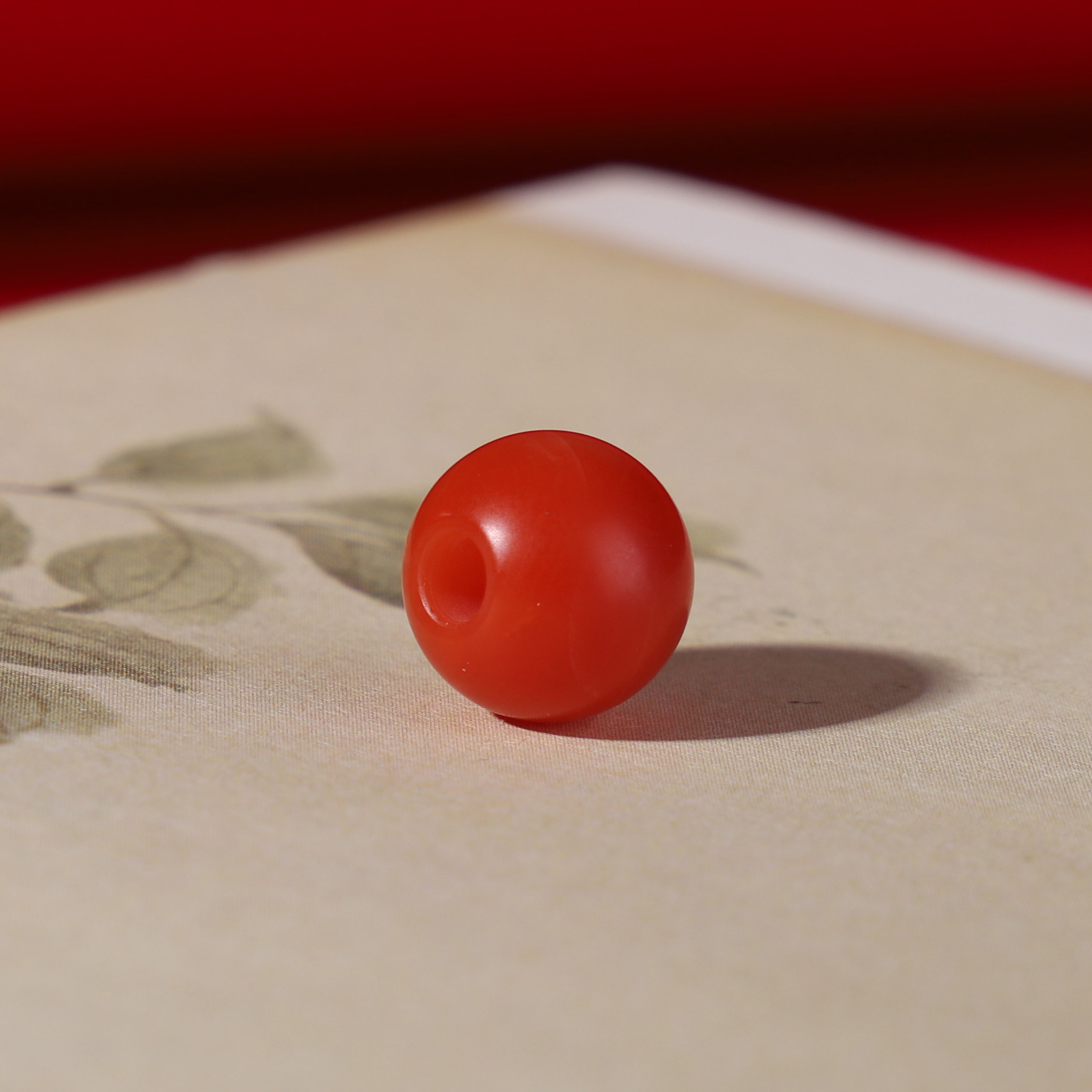 毕业级【保山南红单珠】天然南红鼓珠大孔珠 满色满肉 油润度极高,淘宝优惠券,粉丝福利购,淘宝优惠卷