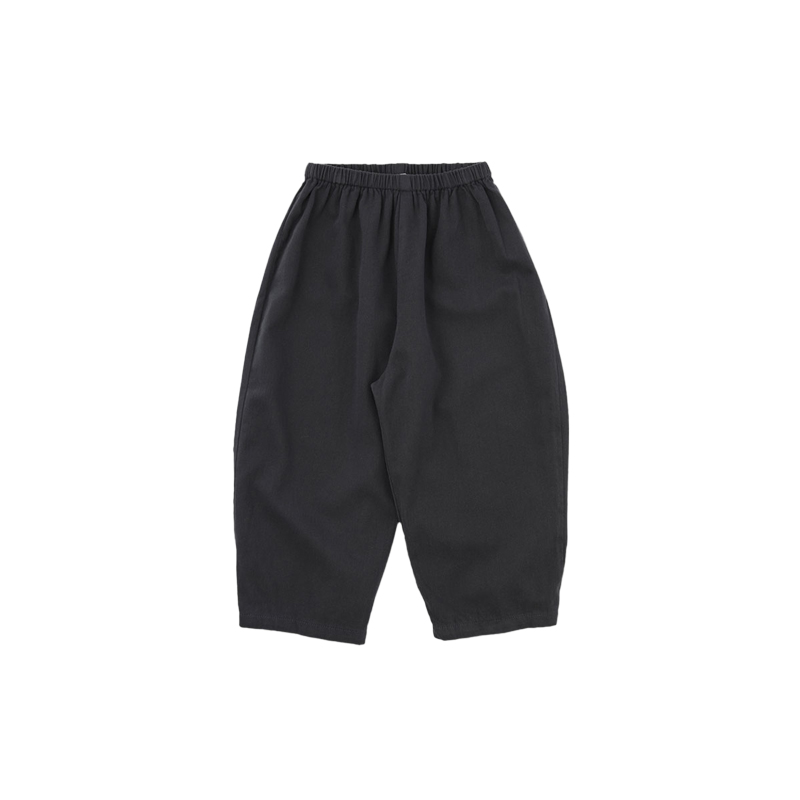 benebene纯棉哈伦长裤秋冬男女儿童婴儿桃皮绒宽松气球裤子设计感 - 图0