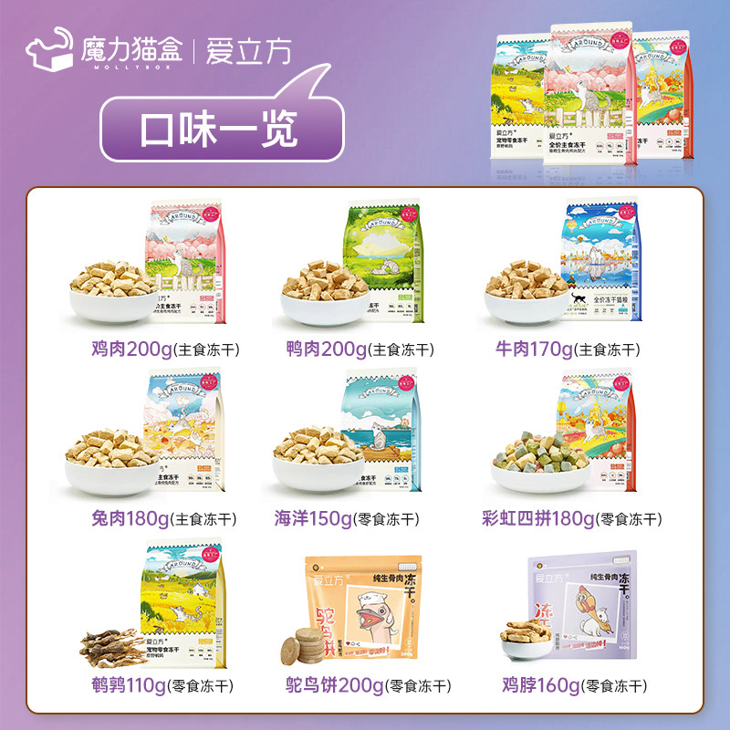爱立方冻干猫咪零食生骨肉鸡肉鸭肉粒鹌鹑宠物旗舰店正品主食冻干,淘宝优惠券,粉丝福利购,淘宝优惠卷