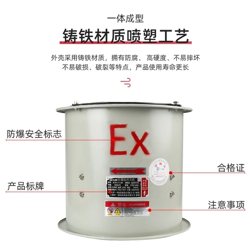 Взрыва Yikai -Вентилятор -потоковой вентилятор вала 220V380 Вольт промышленности CBF -тип центробежный басовый вентилятор.