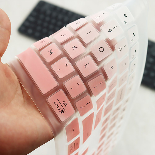 适用罗技k950键盘膜k580键盘保护膜k380键盘防尘罩mk470键盘按键贴mx keys全覆盖k120台式68键硅胶98键108键 - 图0