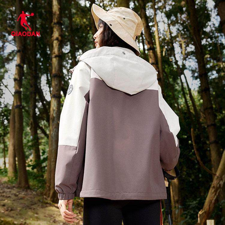 乔丹运动风衣女秋冬加绒保暖女子户外防泼水连帽外套QDFFD2251512,淘宝优惠券,粉丝福利购,淘宝优惠卷