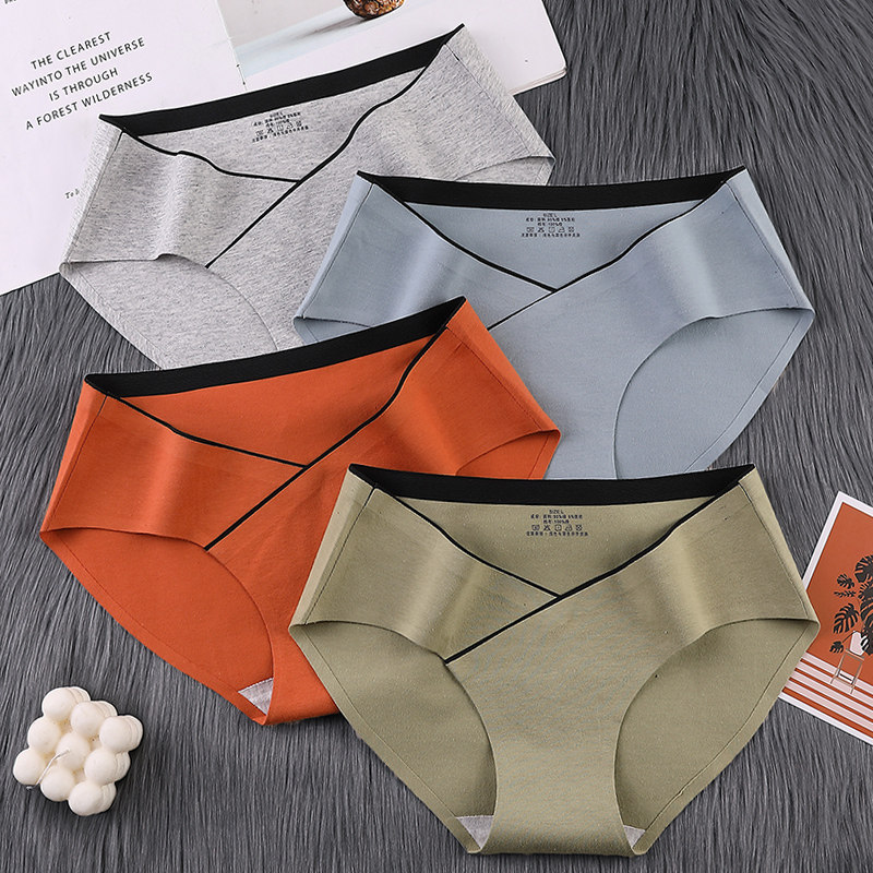 孕妇内裤女纯棉裆抗菌低腰无痕 福奇熊内裤