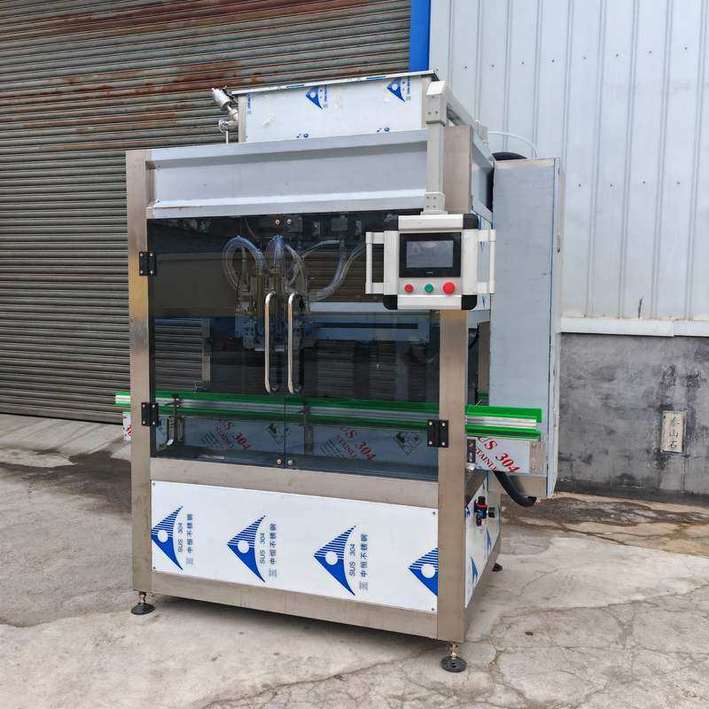 双头跟踪式灌装机洗衣液洗洁精凝胶洗手液食用油豆油花生油灌装机,淘宝优惠券,粉丝福利购,淘宝优惠卷