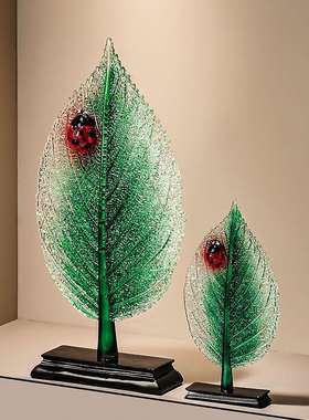 2025新款客厅大摆件入门玄关电视柜半墙造景意式轻奢高级感装饰品